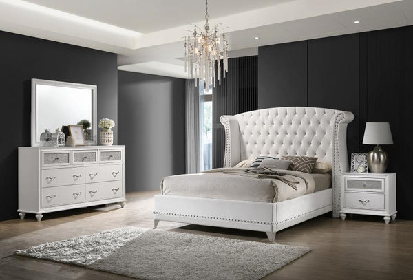 Barzini - Upholstered Tufted Bedroom Set