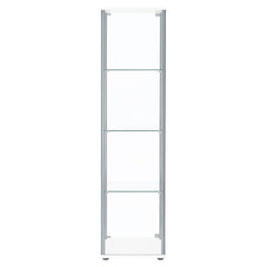 Bellatrix - 4-Shelf Clear Glass Curio Cabinet