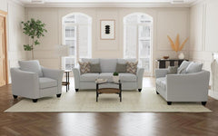 Salizar - Upholstered Flared Arm Sofa - Sand