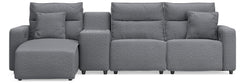 Modmax II - Reclining Sectional - Salt And Pepper