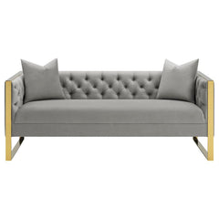 Eastbrook - Velvet Upholstered Tufted Sofa Set