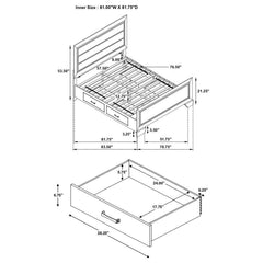 Kauffman - Transitional Storage Bed Bedroom Set