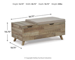 Gerdanet - Storage Bench - Beige