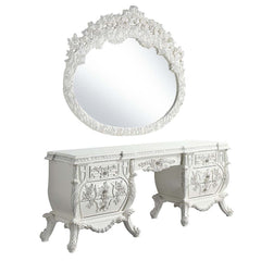 Vanaheim - Vanity Desk - Antique White Finish