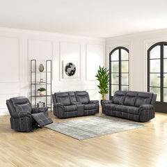 Zubaida - Loveseat w/USB Dock & Console (Glider & Motion)