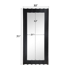 Dara - Floor Mirror - Black