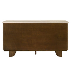 Kasha - Server With Marble Top Top - Vintage Oak