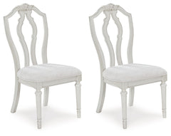 Montelaine - Antique White - Dining Upholstered Side Chair (Set of 2)