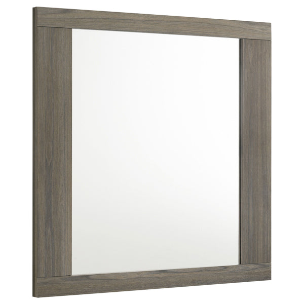 Fenwick - Dresser Mirror - - Gray Oak