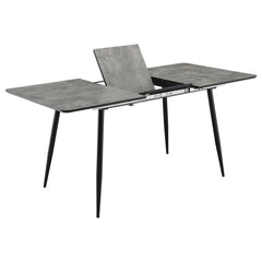 Horizon - 63" Butterfly Leaf Extension Dining Table - Gray