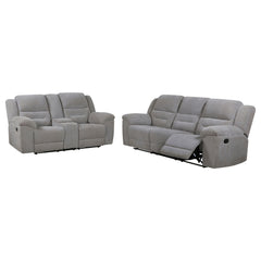 Gilson - Chenille Upholstered Sofa Set