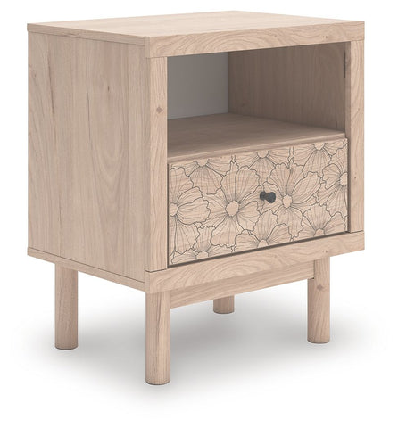 Arloster - Tan - One Drawer Night Stand
