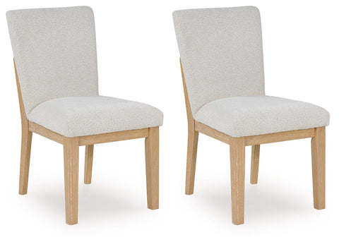 Whittgate - Light Brown - Dining Upholstered Side Chair (Set of 2)