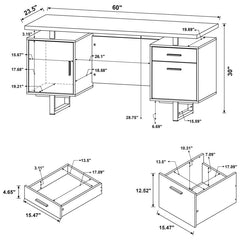 Lawtey - 2-Drawer Computer Desk