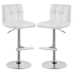 Lenny - Upholstered Adjustable Bar Stool (Set of 2)