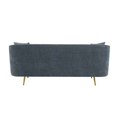 Nakendra - Sofa With 2 Pillows - Cobalt Gray