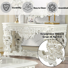 Adara - Sofa Table - Antique White Finish