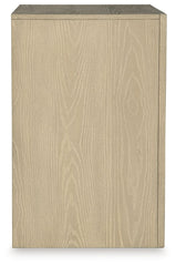 Calmoro - Three Drawer Night Stand - Gray