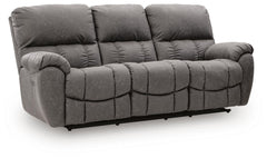 Bakerstein - Power Reclining Sofa With Adjustable Headrest - Galaxy