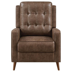 Davidson - Upholstered Tufted Push Back Recliner