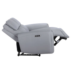 Jeromie - Power Motion Sofa With USB Port - Gray Synthetic Leather