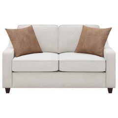 Christine - Upholstered Sloped Arm Sofa Set