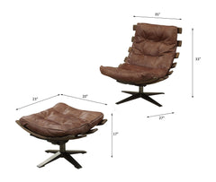 Gandy - 2Pc Pk Chair & Ottoman