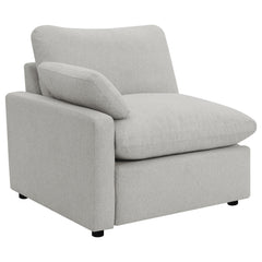 Collins - 3-Piece Upholstered Power Reclining Sofa - Gray