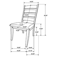 Danvers - Wood Dining Side Chair (Set of 2) - Brown Oak