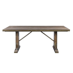 Raphaela - Dining Table - Weathered Cherry Finish