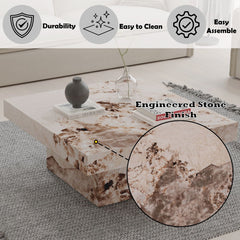 Fultan - Coffee Table - Engineered Stone Finish