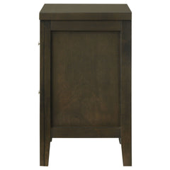 Wilkes - 2-Drawer Nightstand Bedside Table - Dark Cocoa