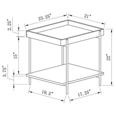 Fallon Rectangular Engineered Wood Table