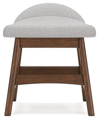 Lyncott - 3 Pc. - Home Office Desk, Chair, Bookcase - Brown