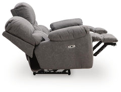 Bakerstein - Power Reclining Sofa With Adjustable Headrest - Galaxy