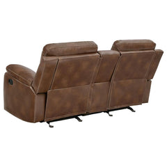 Damiano - Reclining Loveseat - Light Brown