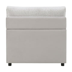 Tarrance - Modular Armless Chair - Gray