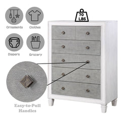 Katia - Chest - Rustic Gray & White Finish