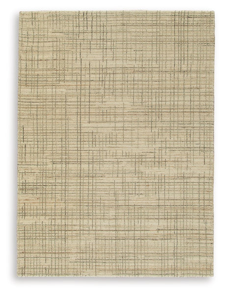 Janston - 5' x 7' Rug - Ivory / Gray / Tan