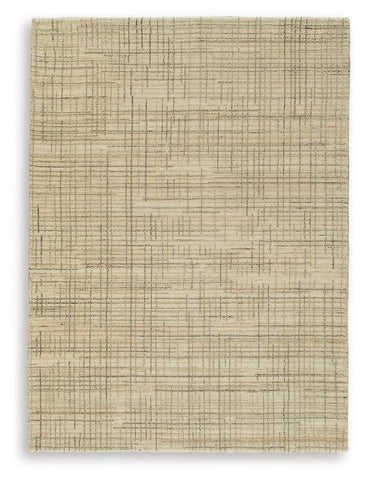 Janston - 5' x 7' Rug - Ivory / Gray / Tan