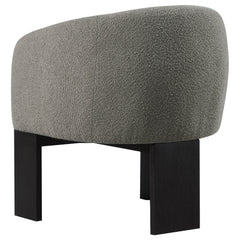 Valdez - Boucle Upholstered Barrel Back Accent Chair