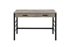 Disho - Desk - Light Weathered Oak & Black Finish