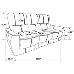 Greenfield - Power Reclining Sofa Set