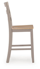 Harperfeld - Barstool (Set of 2) - Natural / Gray