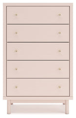 Wistenpine - Blush - Five Drawer Chest