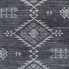 Arloman - 5' x 7' Rug - Black / Cream / Gray