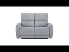 Jeromie - Power Motion Sofa With USB Port - Gray Synthetic Leather