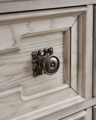 Bruchandi - Three Drawer Night Stand - Antique White