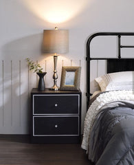 Jabir - Accent Table - Black & Silver