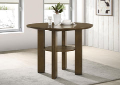 Ottowa - 47" Round Counter Height Dining Table - Brown